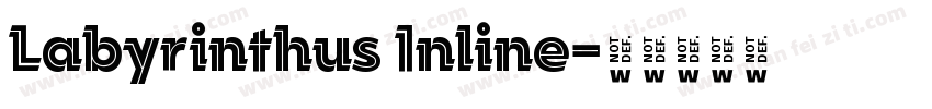Labyrinthus Inline字体转换